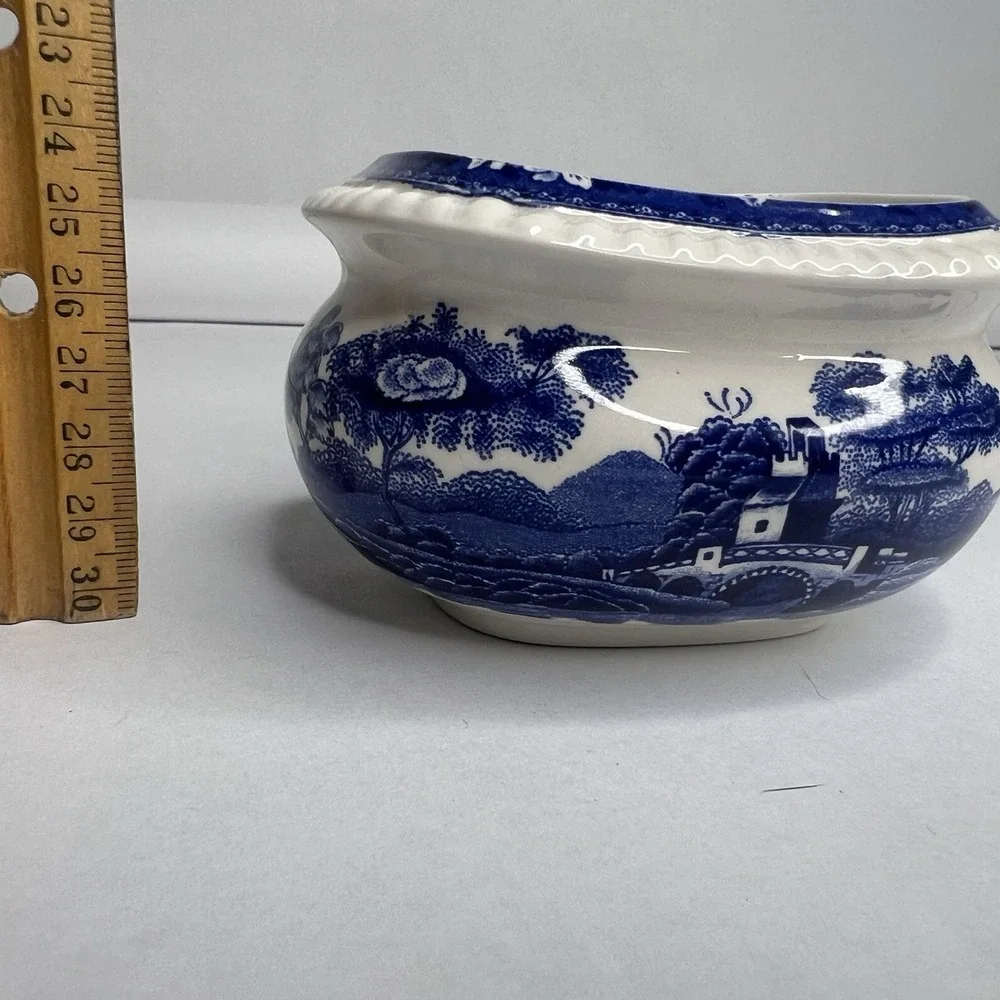 Copeland England SPODE'S TOWER BLUE Sugar Bowl No Lid